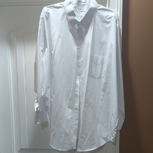 Van Heusen White Dress Shirt for Men Size 20 34/35